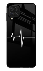 Heart Beats Samsung M32 Glass Case