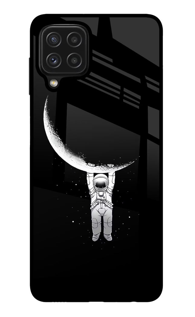 Moon Space Samsung M32 Glass Case