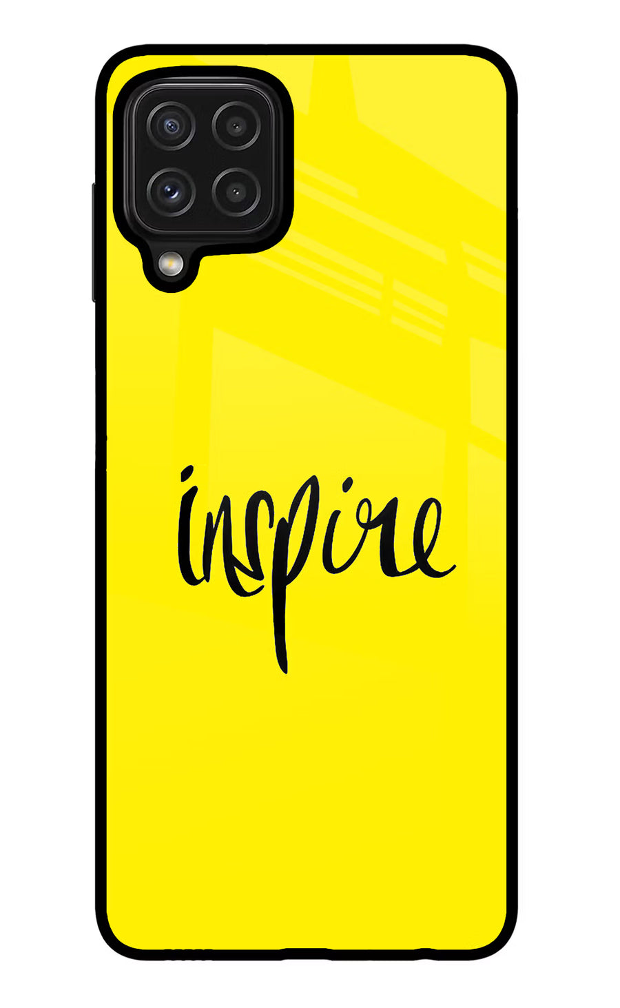 Inspire Samsung M32 Back Cover, Glass case