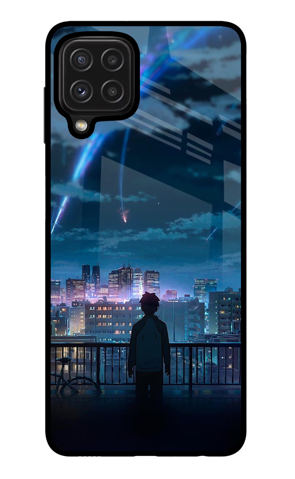 Anime Samsung M32 Glass Case
