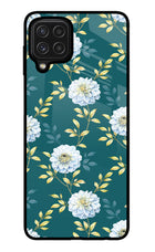 Flowers Samsung M32 Glass Case