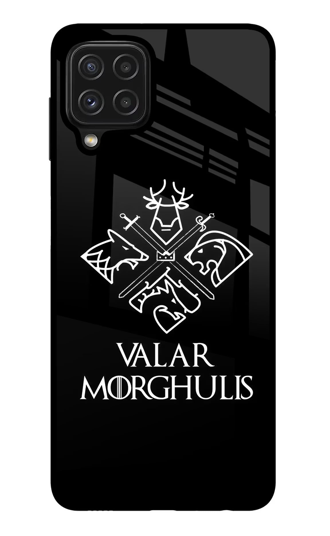 Valar Morghulis | Game Of Thrones Samsung M32 Glass Case Back Cover by Casekaro