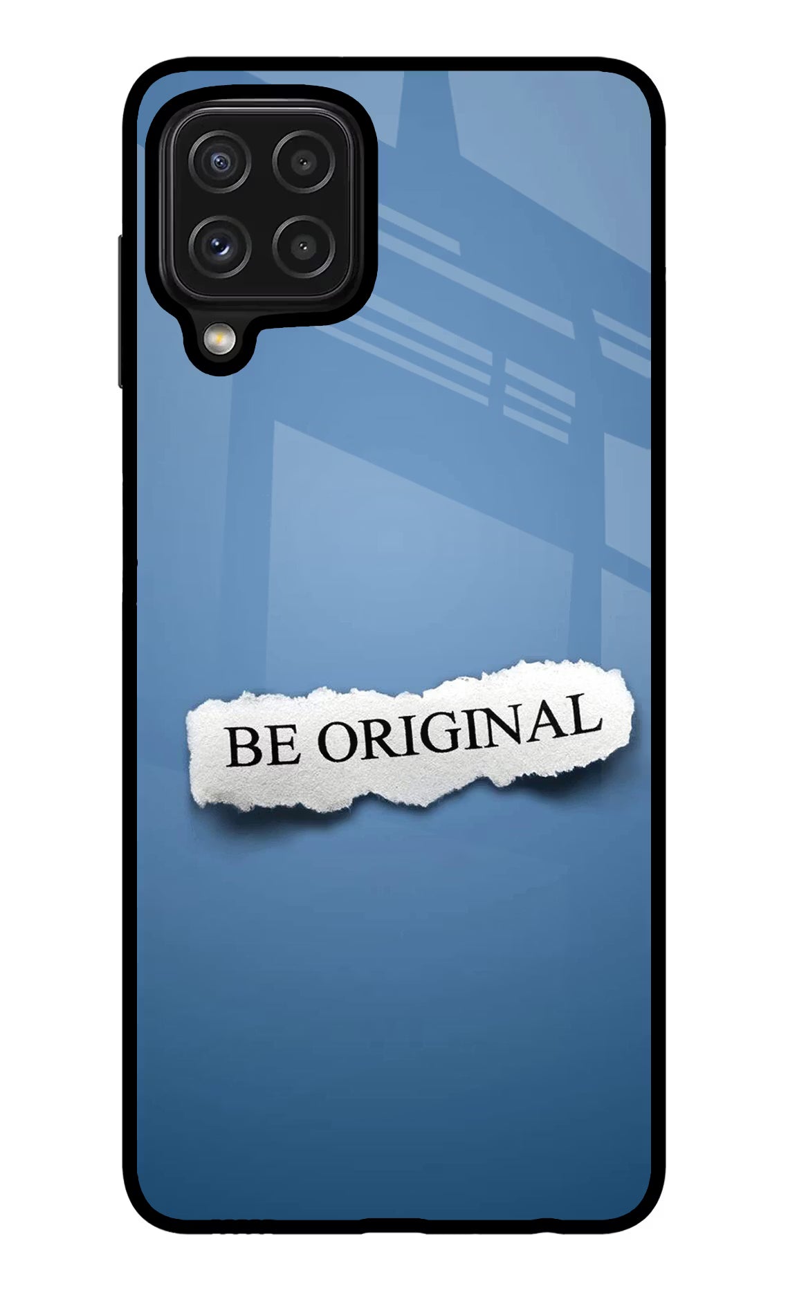 Be Original Samsung M32 Glass Case Back Cover by Casekaro
