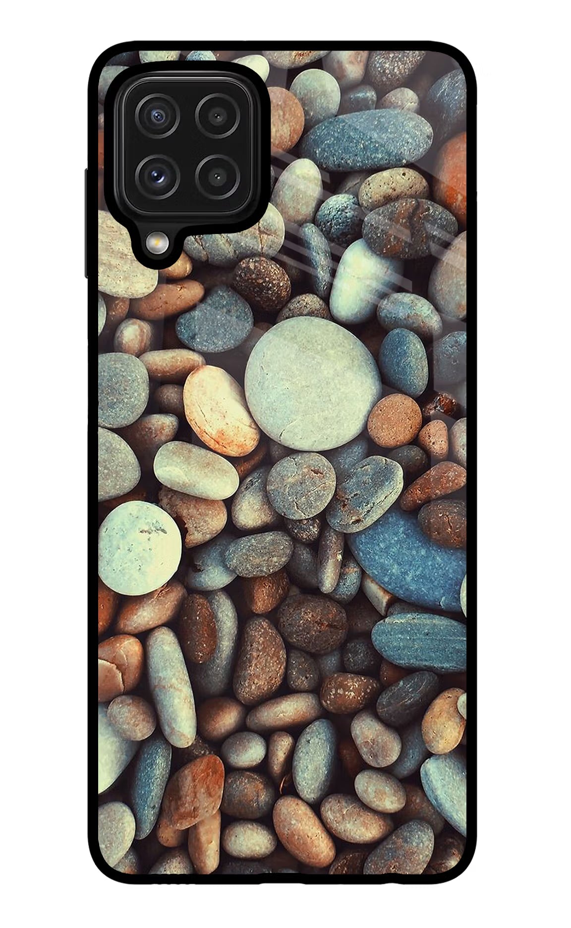 Pebble Samsung M32 Glass Case Back Cover by Casekaro