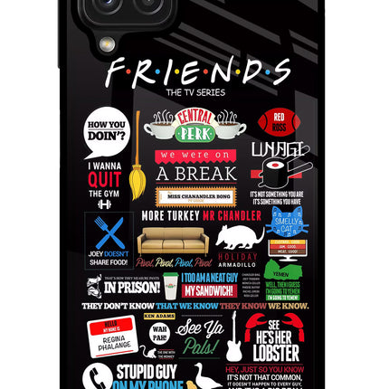 FRIENDS Samsung M32 Glass Case Back Cover by Casekaro