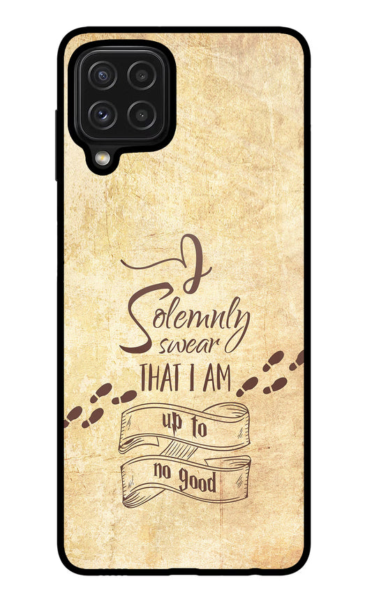 I Solemnly swear that i up to no good Samsung M32 Glass Case