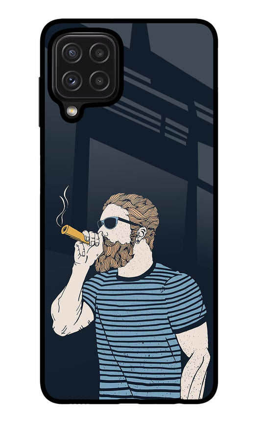 Smoking Samsung M32 Glass Case