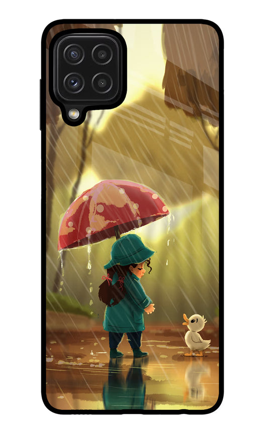 Rainy Day Samsung M32 Glass Case