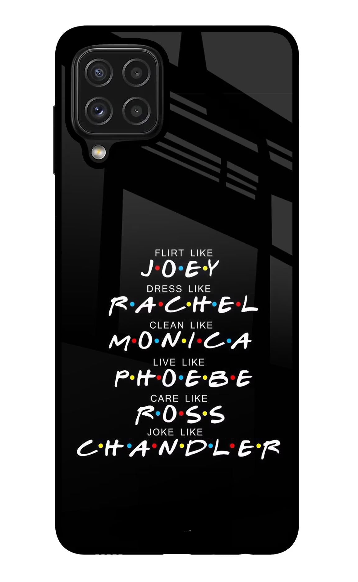 FRIENDS Character Samsung M32 Glass Case