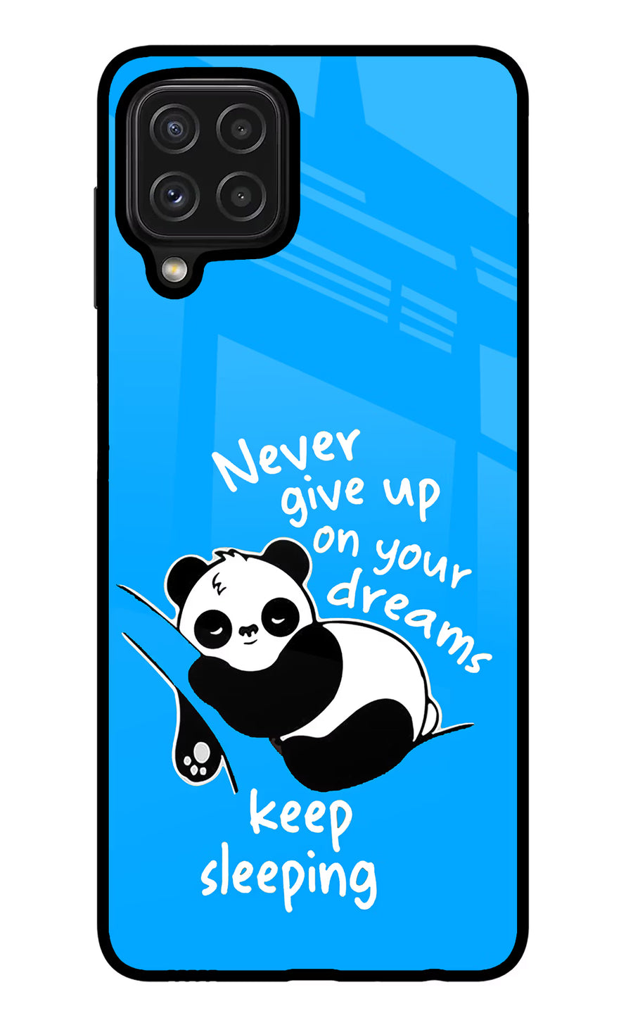 Keep Sleeping Samsung M32 Back Cover, Glass case