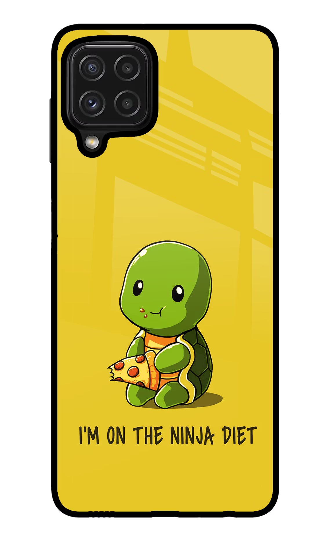 I'm on Ninja Diet Samsung M32 Glass Case Back Cover by Casekaro