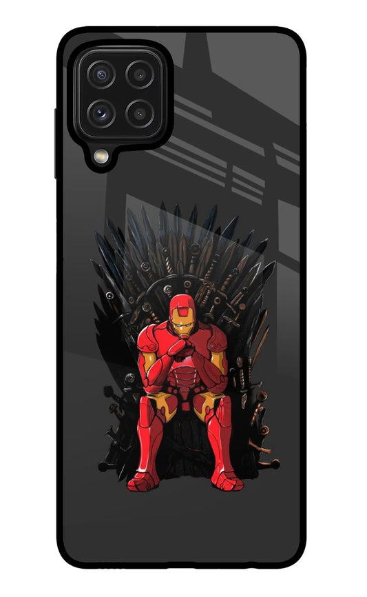 Ironman Throne Samsung M32 Glass Case