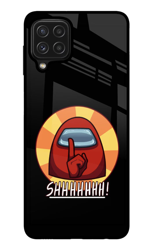 Among Us Shhh! Samsung M32 Glass Case