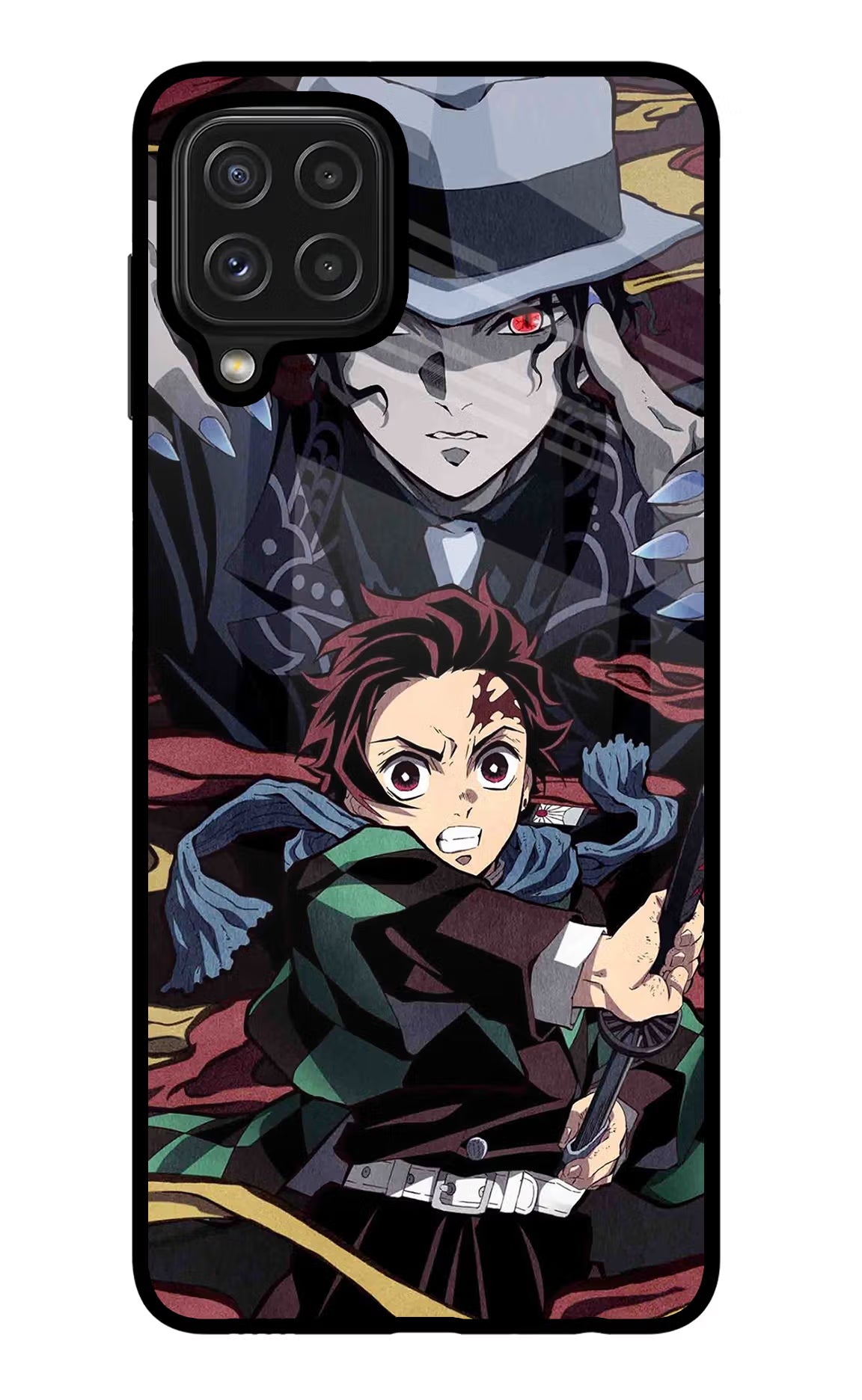Demon Slayer Samsung M32 Glass Case
