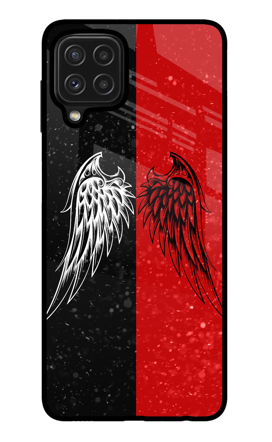 Wings Samsung M32 Glass Case
