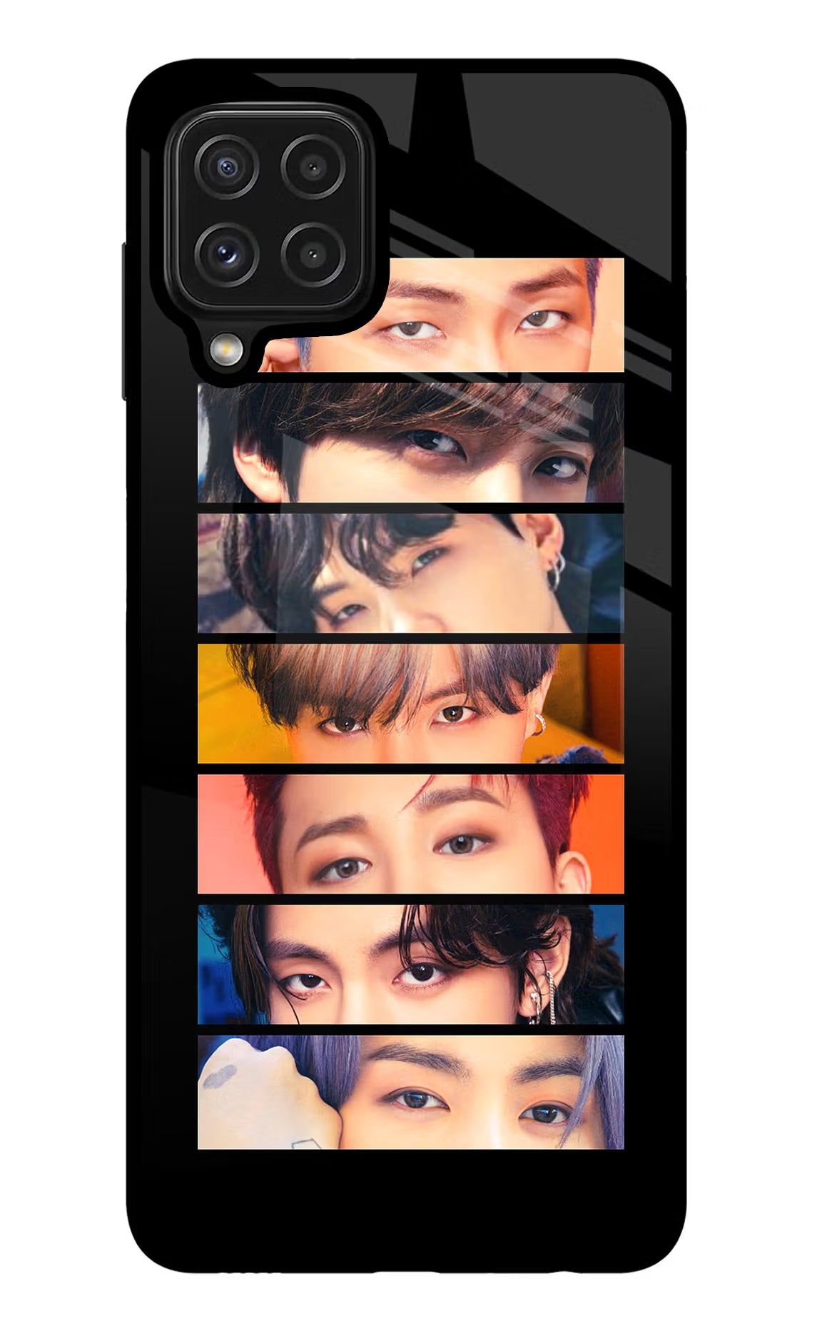 BTS Eyes Samsung M32 Glass Case