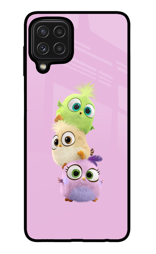 Cute Little Birds Samsung M32 Glass Case