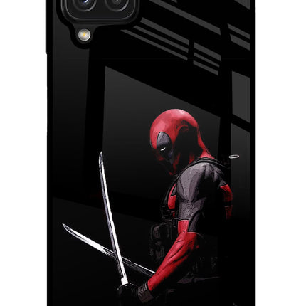 Deadpool Samsung M32 Glass Case