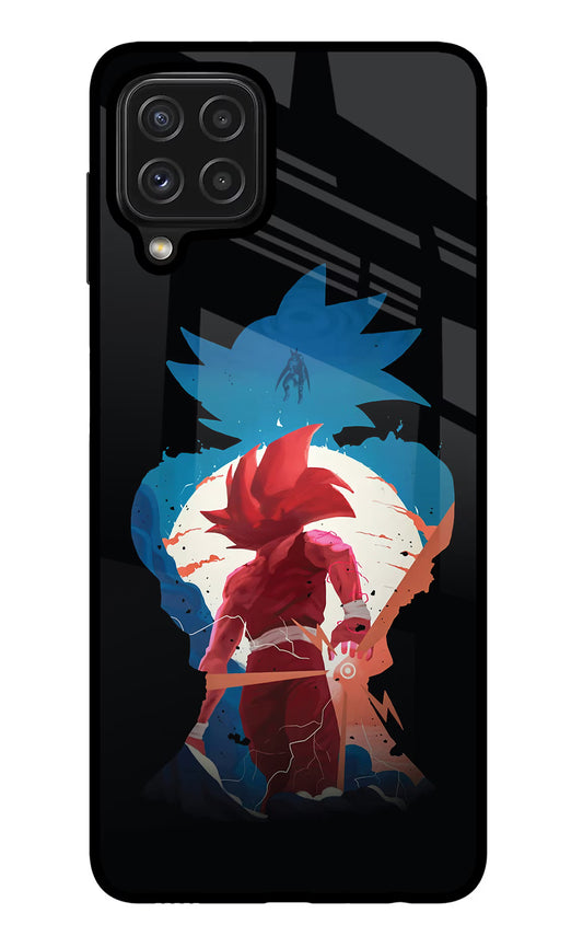 Goku Samsung M32 Glass Case