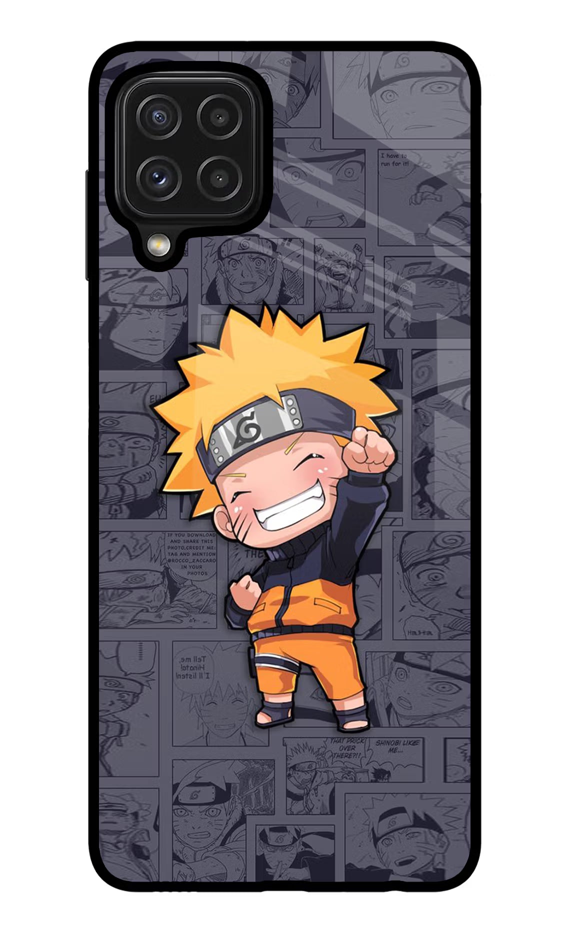 Chota Naruto Samsung M32 Glass Case
