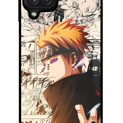 Pain Anime Samsung M32 Glass Case Back Cover by Casekaro