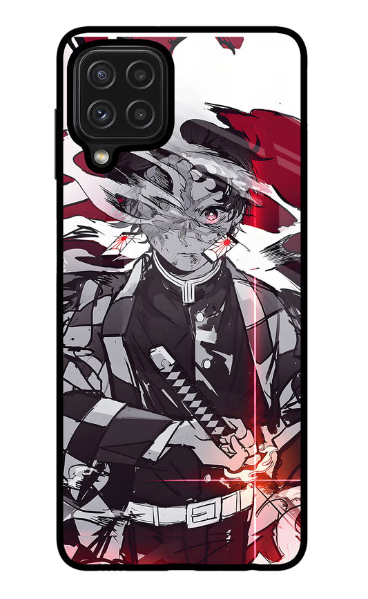 Demon Slayer Samsung M32 Glass Case