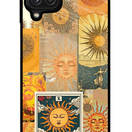 Sun Samsung M32 Glass Case Back Cover by Casekaro