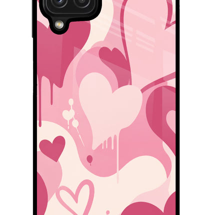 Hearty case Samsung M32 Glass Case