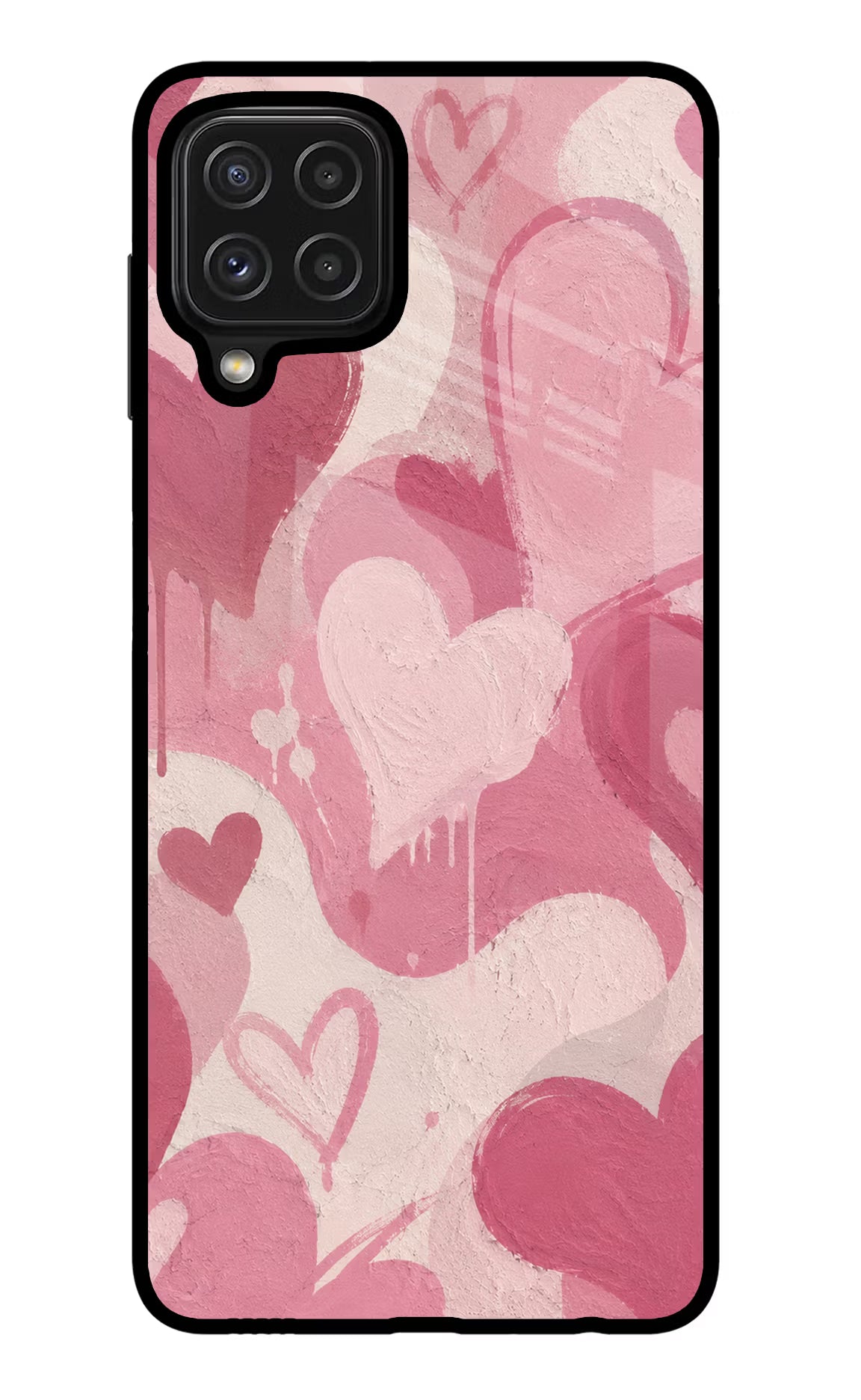 Hearty case Samsung M32 Glass Case