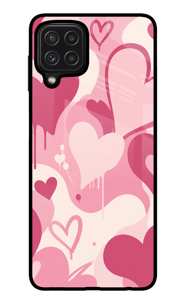 Hearty case Samsung M32 Glass Case