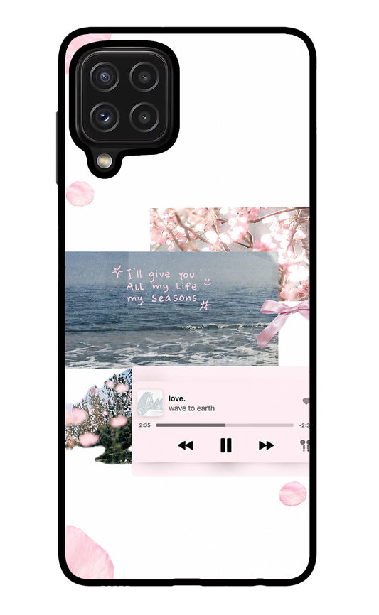 Wave to earth Samsung M32 Glass Case