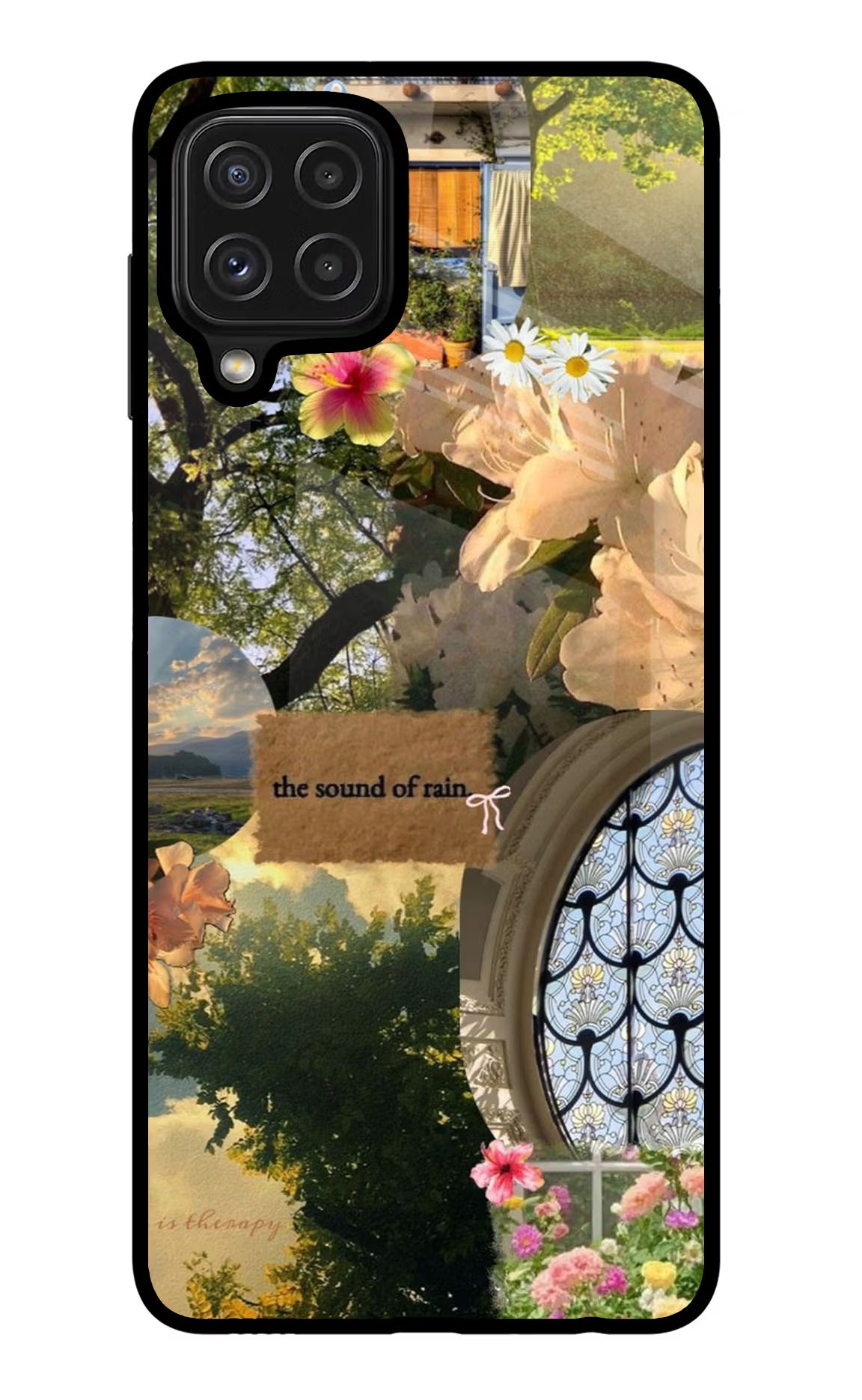 Rain Samsung M32 Glass Case