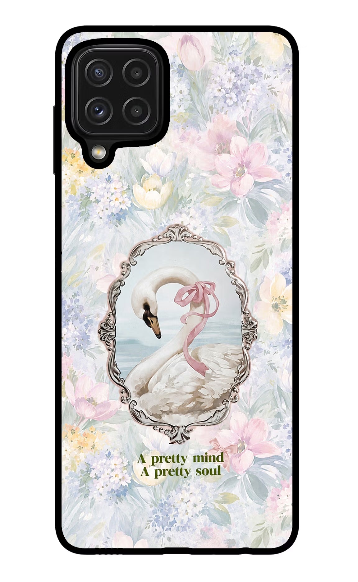 Pretty Mind Pretty Soul Samsung M32 Glass Case