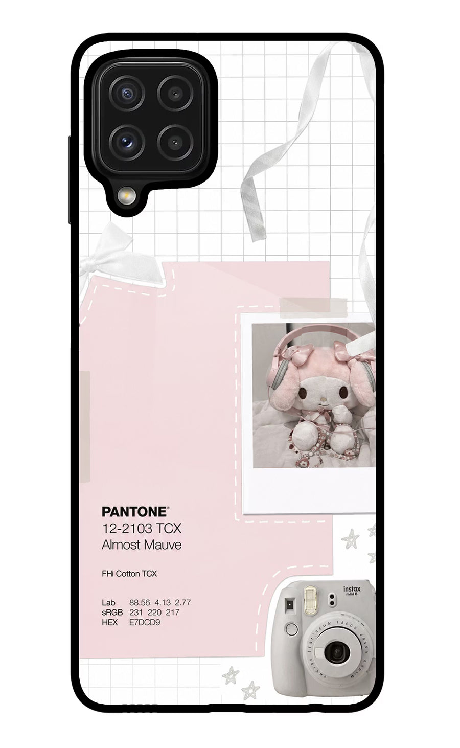 Pantone Asthetic Samsung M32 Back Cover, Glass case