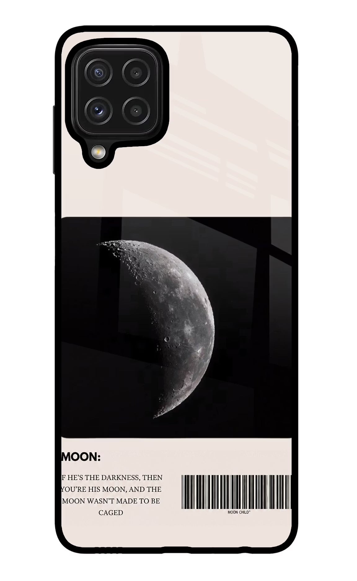Moon Phase Samsung M32 Glass Case