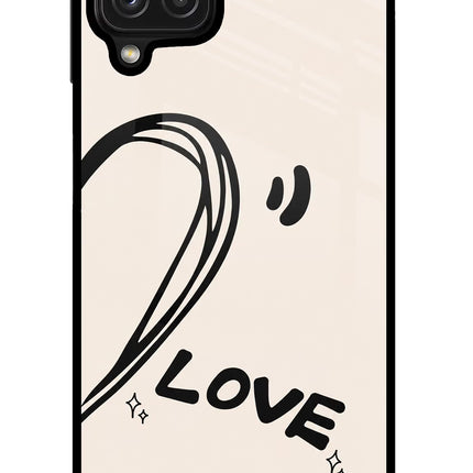 Soul Line Samsung M32 Glass Case Back Cover by Casekaro