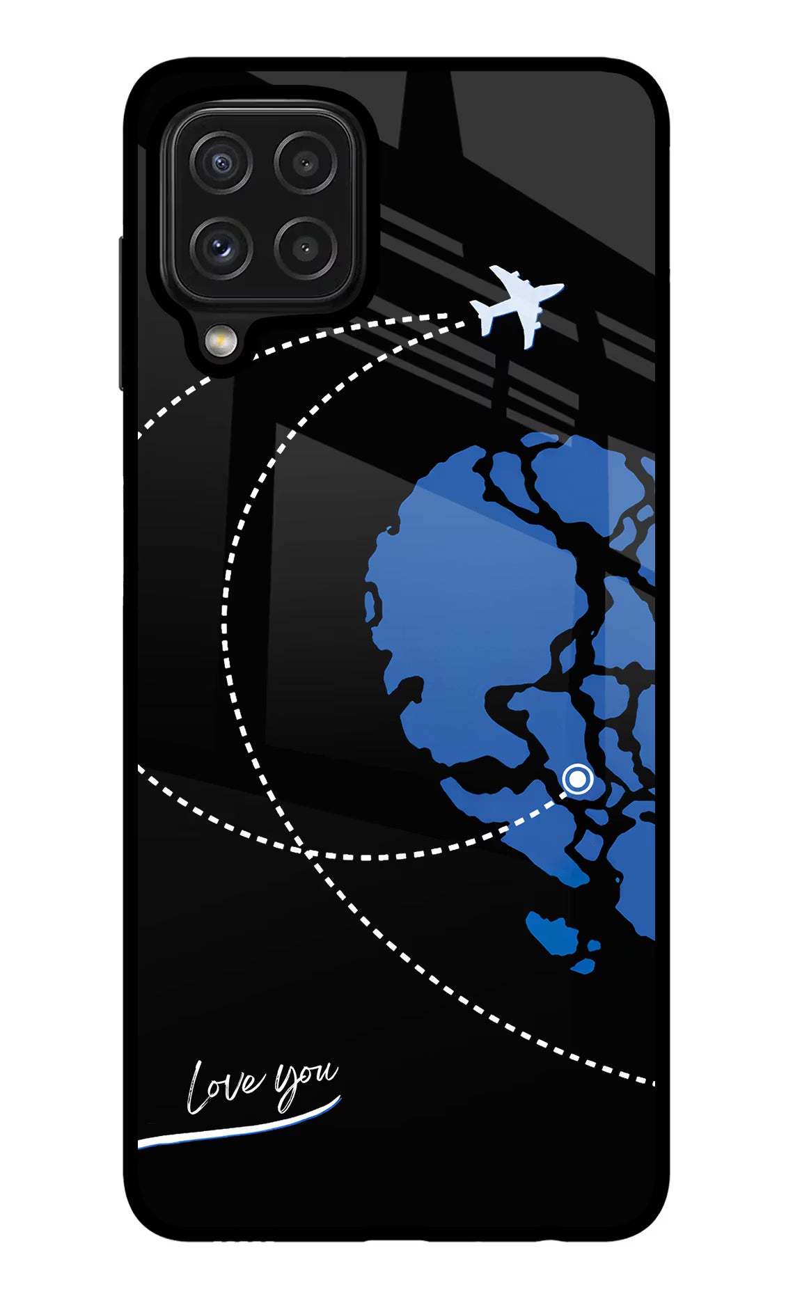 Love Orbit Samsung M32 Glass Case