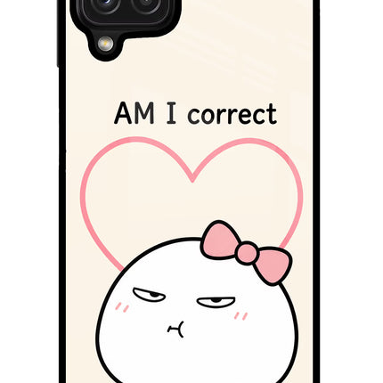 Always Right Samsung M32 Glass Case Back Cover by Casekaro