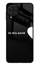 This World Samsung M32 Glass Case