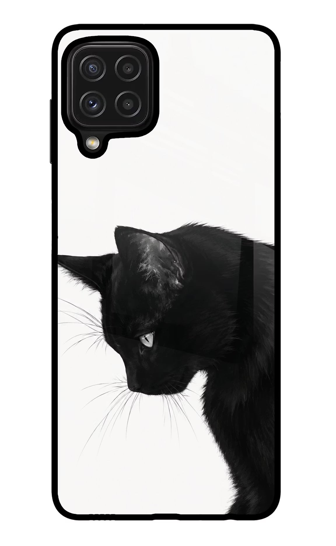 Shadow Gaze Samsung M32 Glass Case