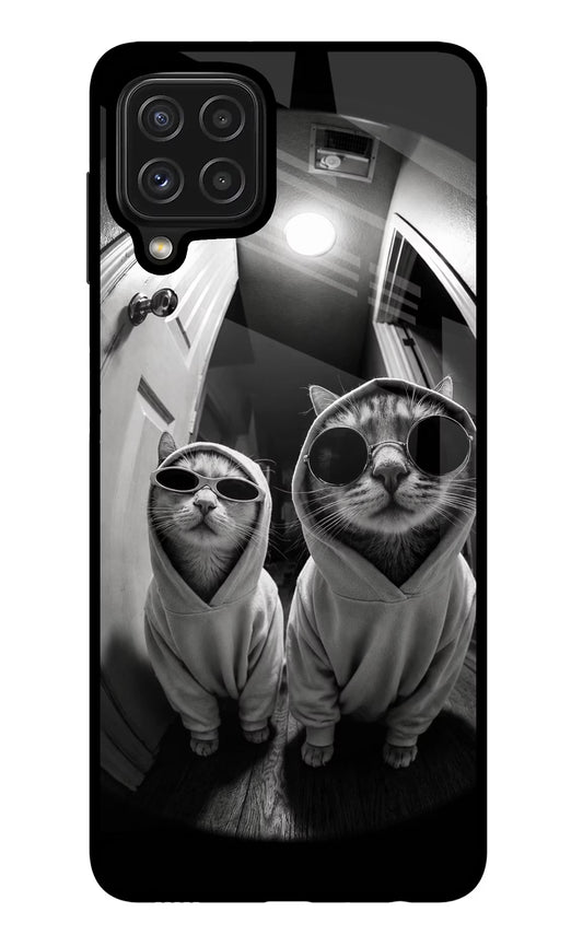 Hood Cats Samsung M32 Glass Case