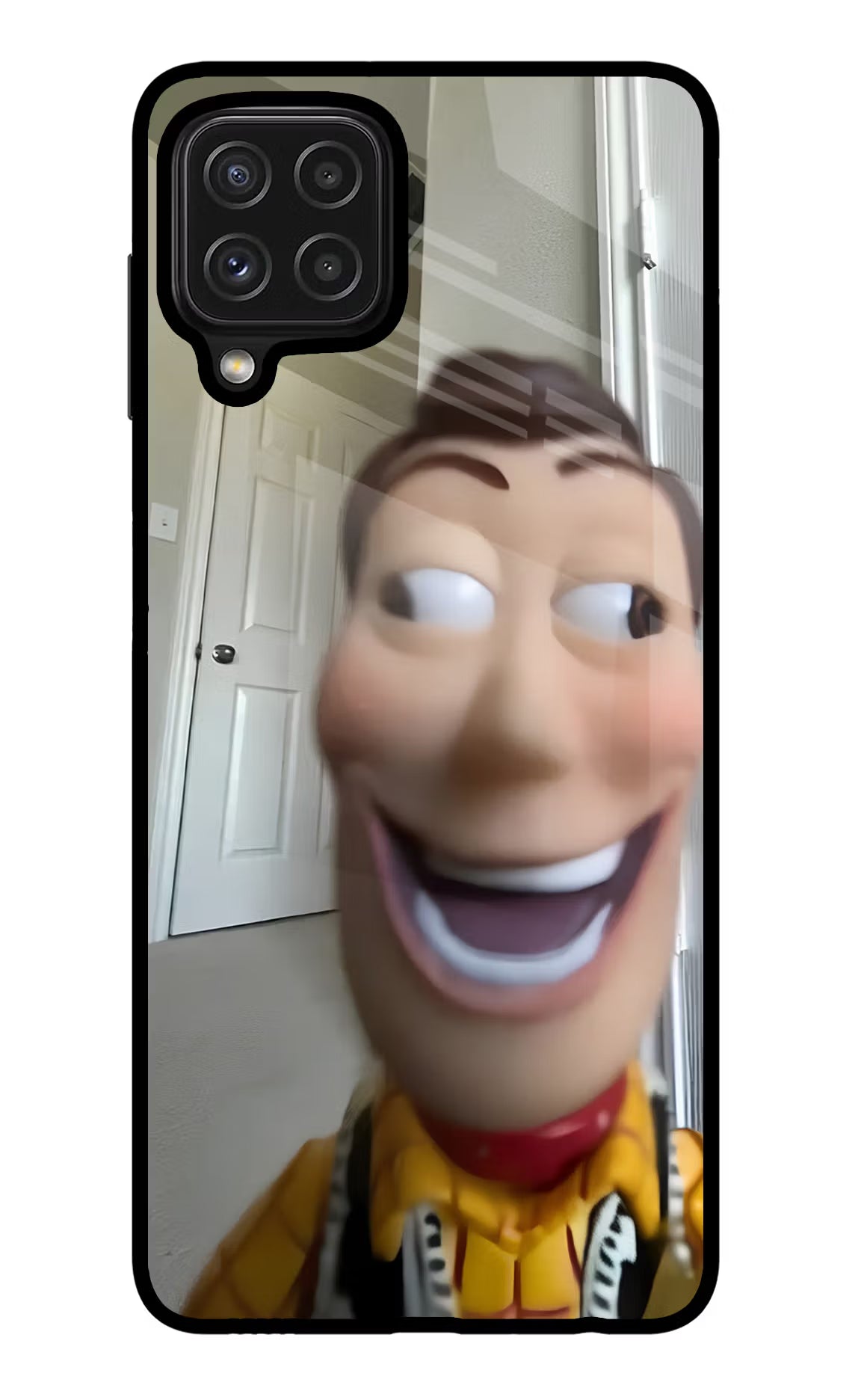 Side Eye Woody Samsung M32 Glass Case