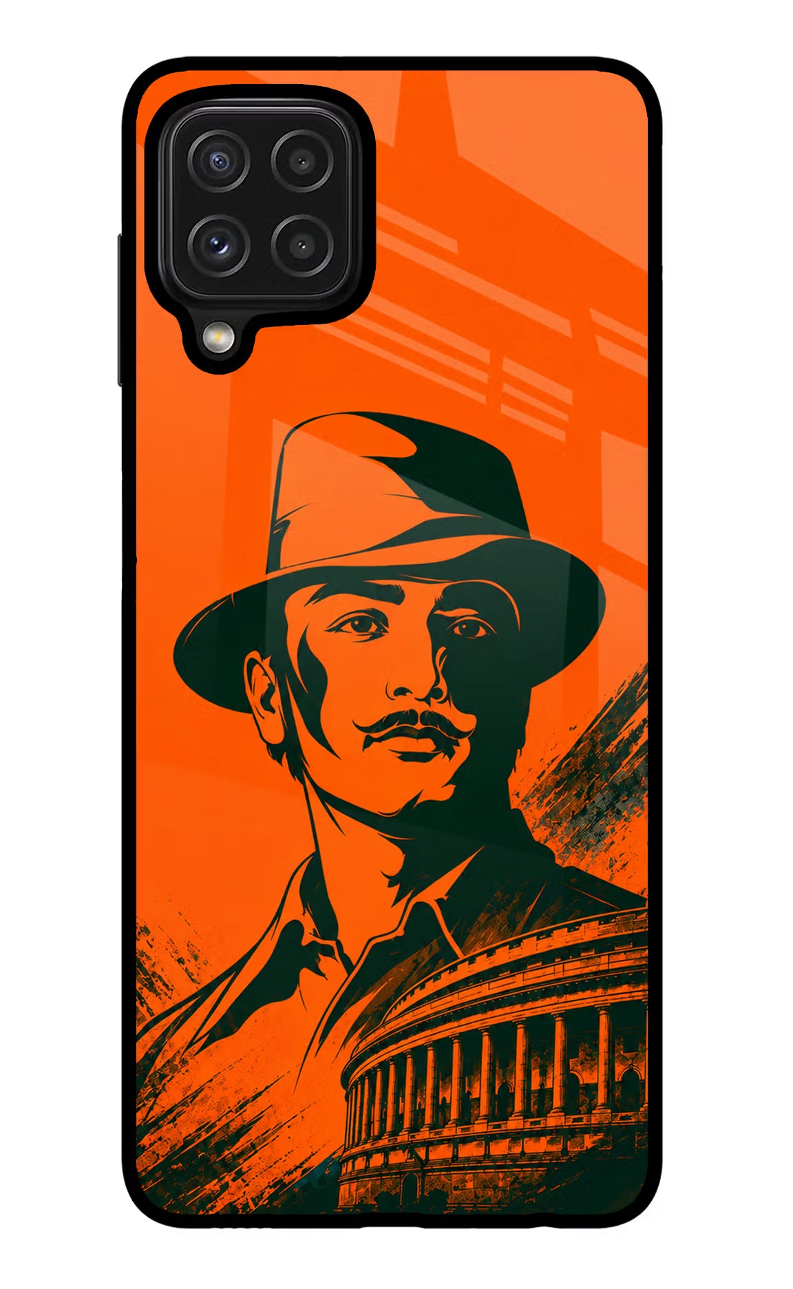 Bhagat Singh Legacy Samsung M32 Glass Case
