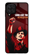 Bhagat Singh Revolution Samsung M32 Glass Case
