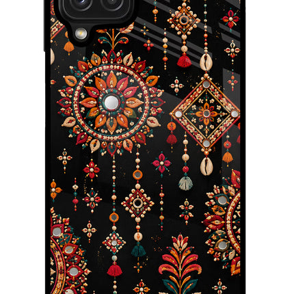 Boho Noir Samsung M32 Glass Case
