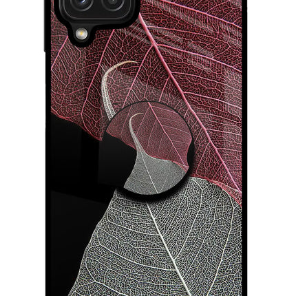 Leaf Pattern Samsung M32 Pop Case by Casekaro