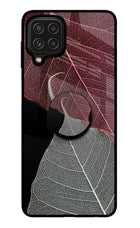 Leaf Pattern Samsung M32 Pop Case by Casekaro