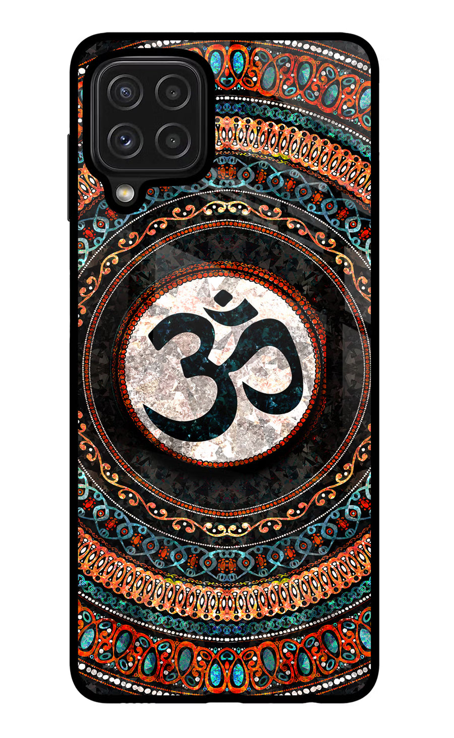 Om Culture Samsung M32 Pop Case, Glass case