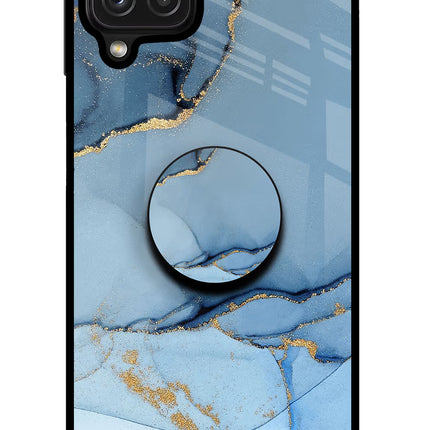 Blue Marble Samsung M32 Pop Case by Casekaro