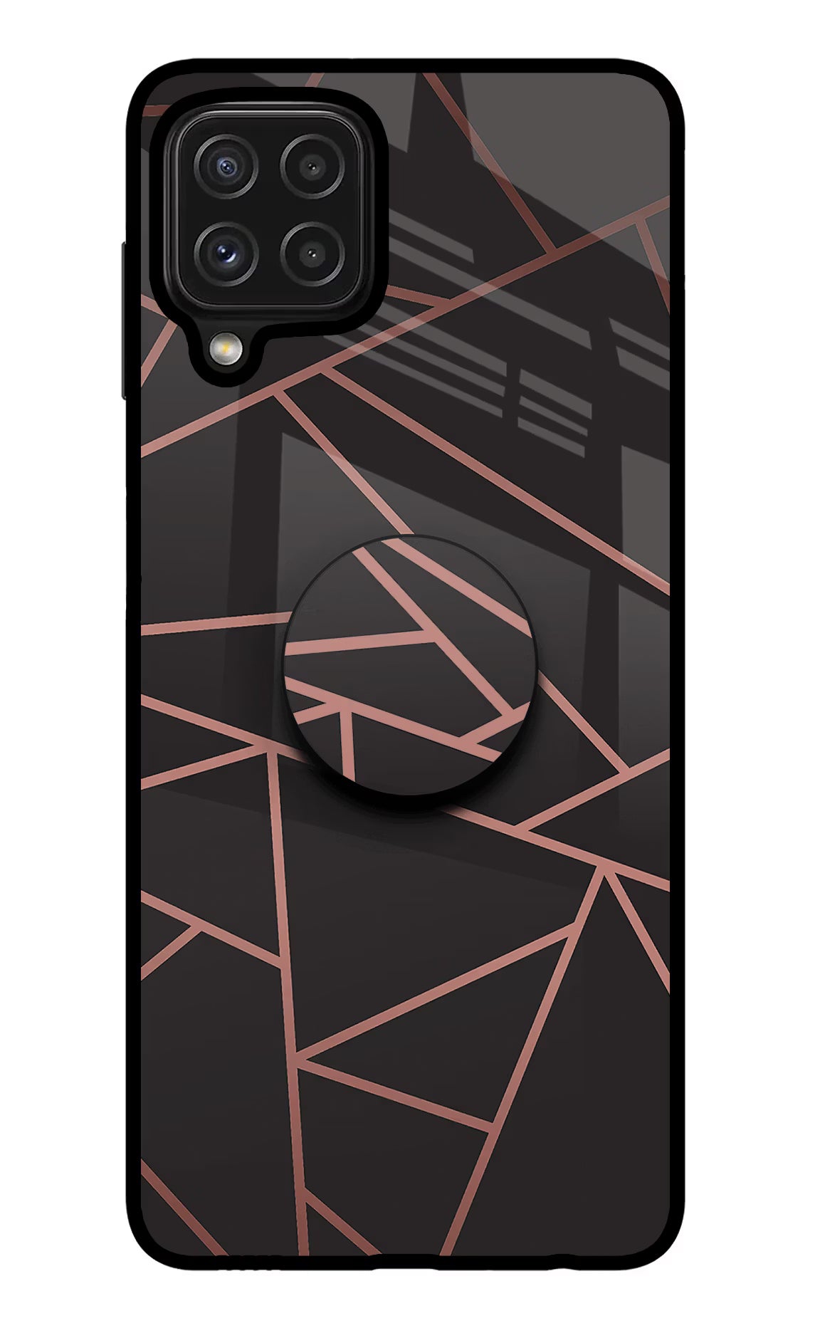 Geometric Pattern Samsung M32 Pop Case by Casekaro